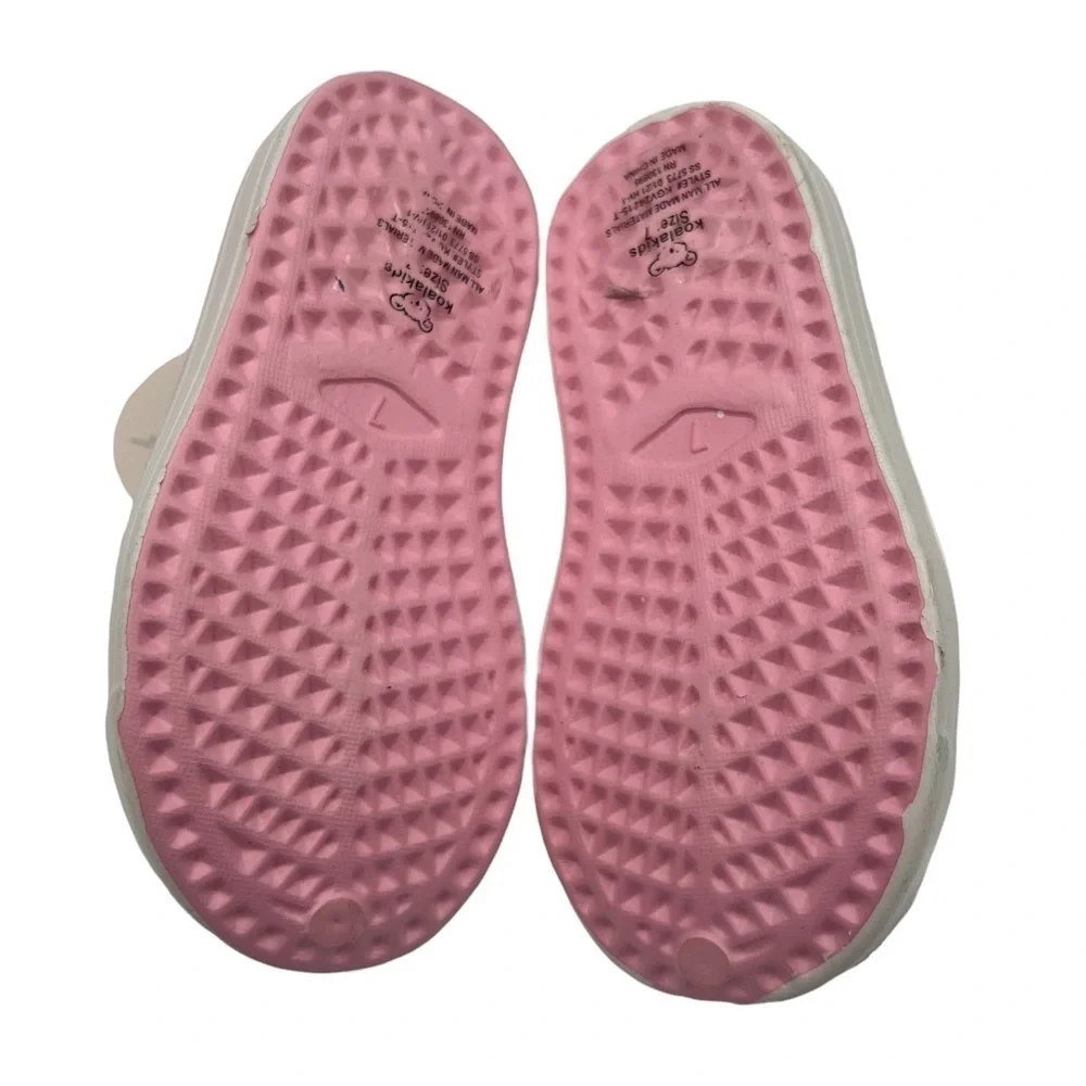 NWT Koala Kids Pink Slip On Water Shoes Size 7 Toddler Girl's